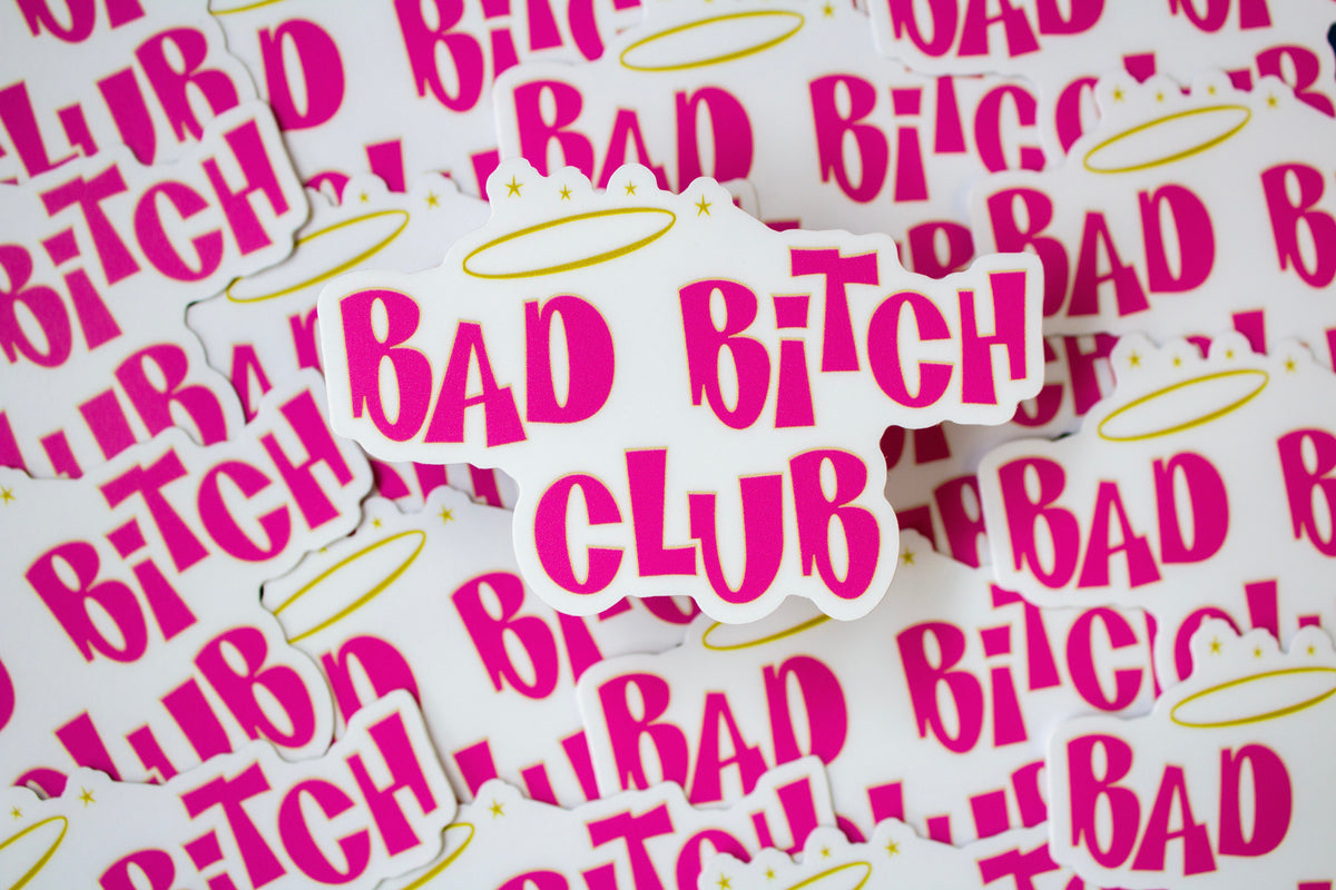 Bad Bitch Club Vinyl Sticker