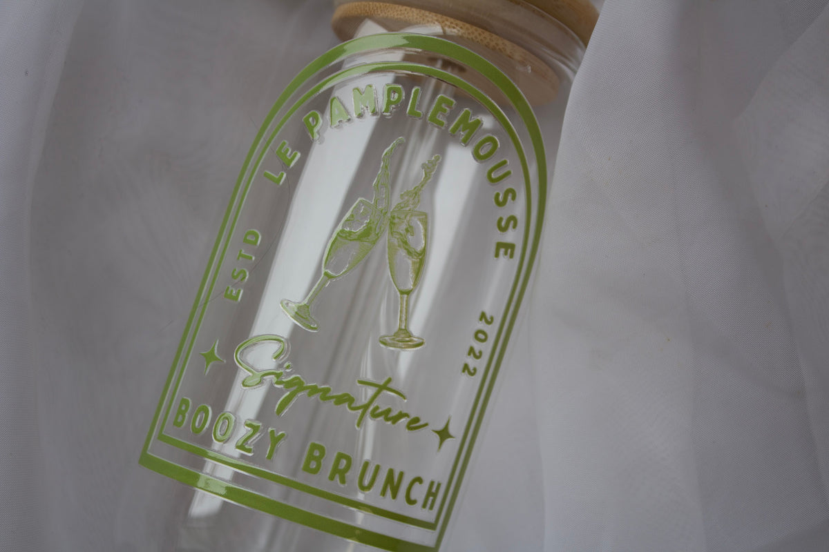 Boozy Brunch Club Cup | Glass Tumbler