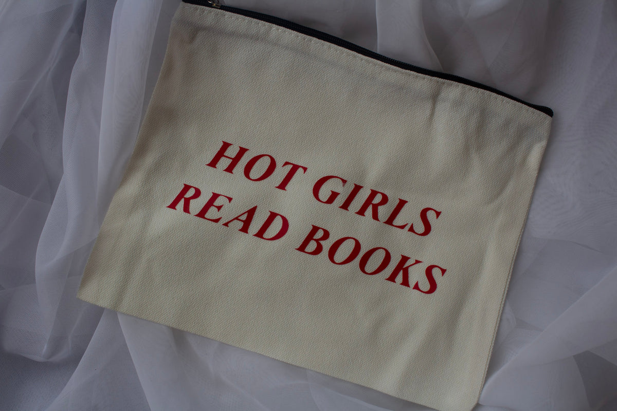 Hot Girls Read Make-Up Pouch