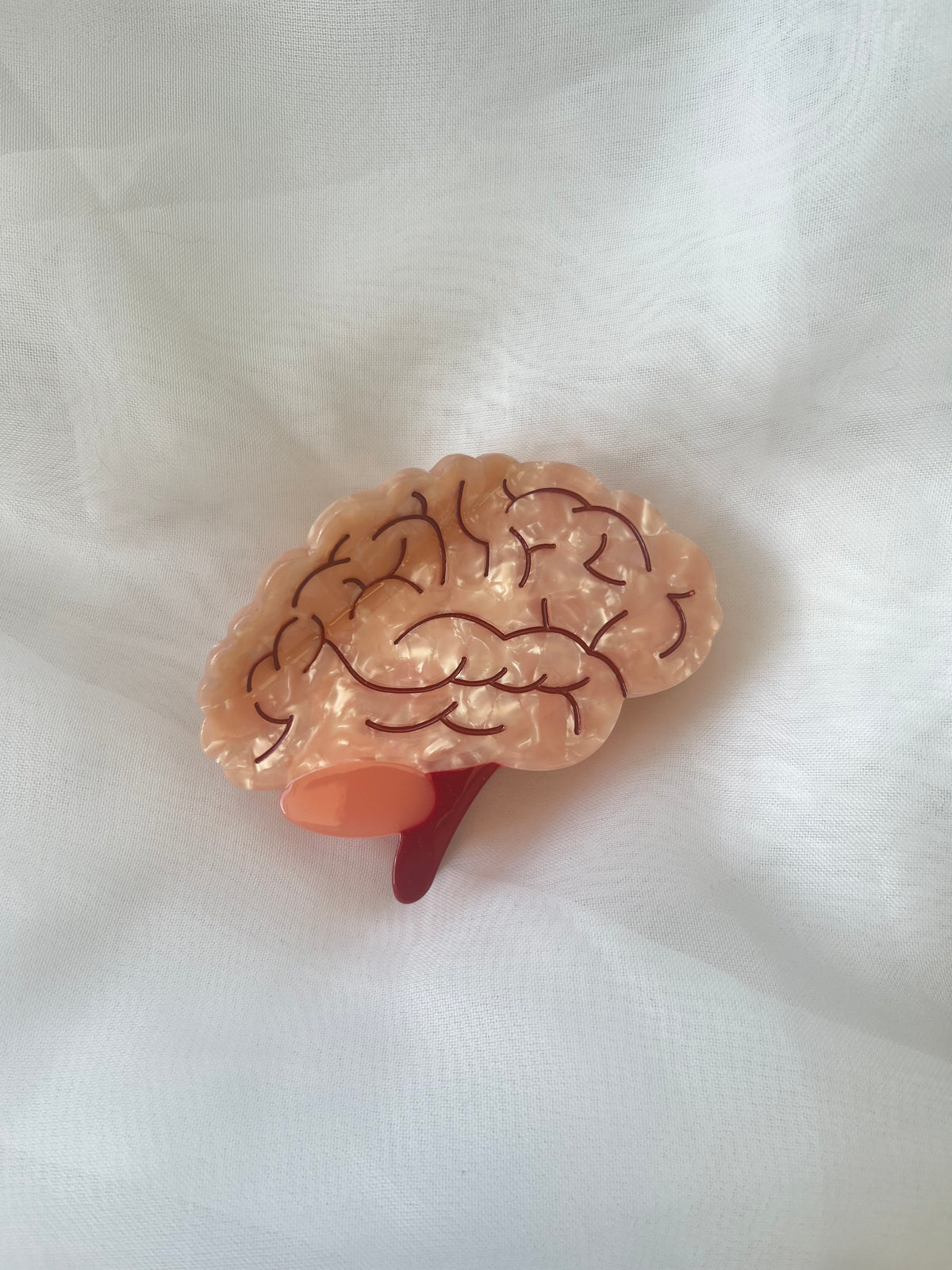 Brain Hair Clip