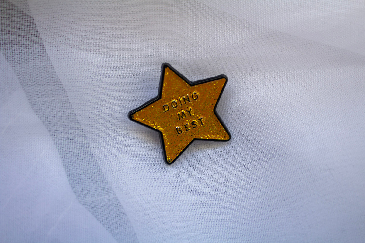 Doing My Best Pin