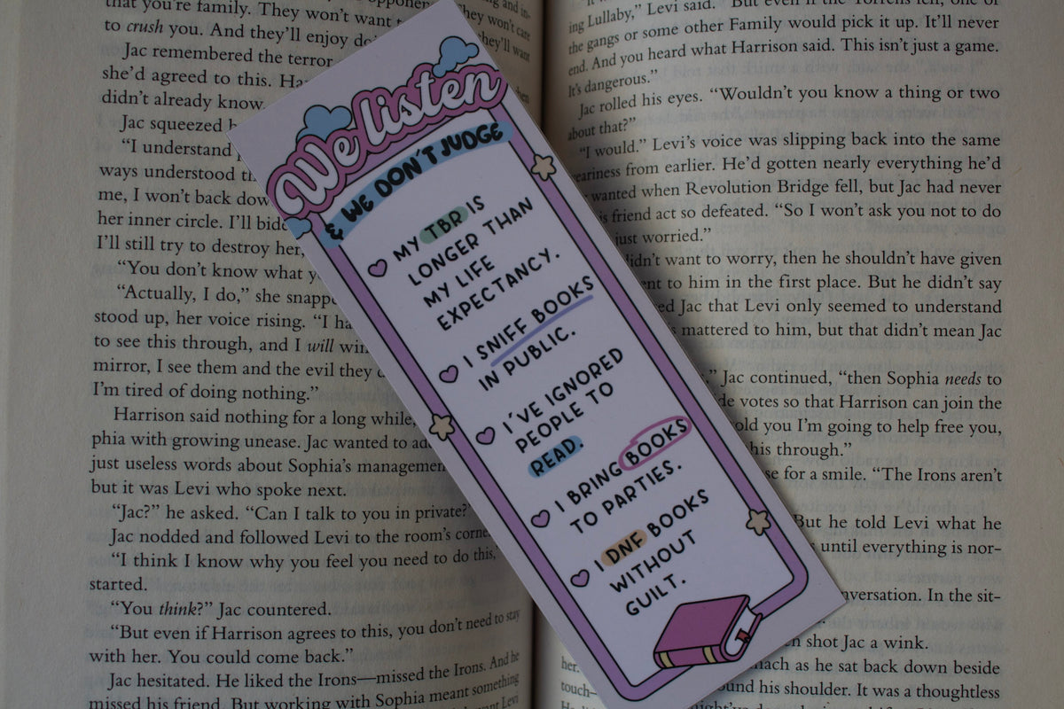 We don't judge Bookmark