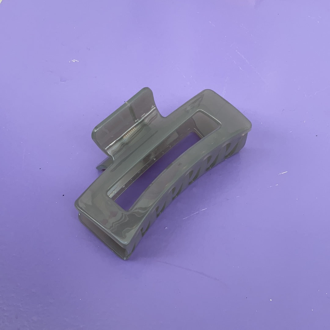 Medium Glossy Rectangle Clip