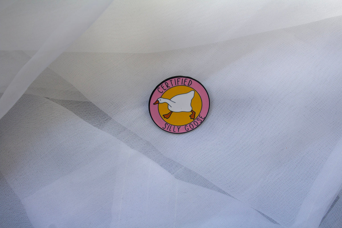 Certified Silly Goose Pin