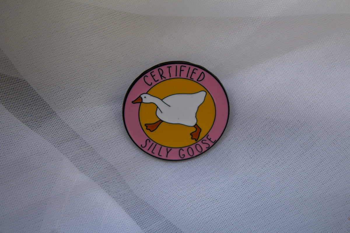 Certified Silly Goose Pin