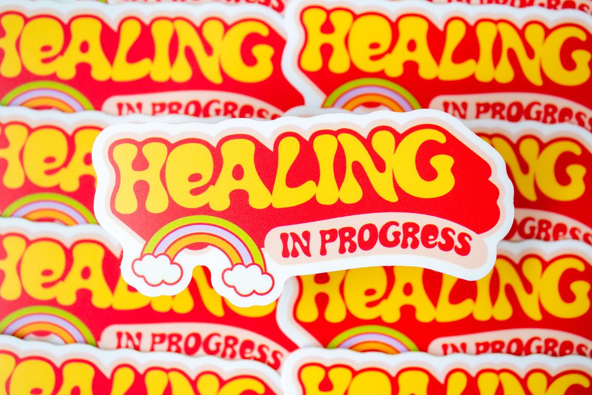 Healing in Progress Vinyl Sticker