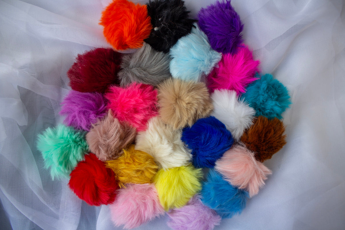 Pom Pom Keychain