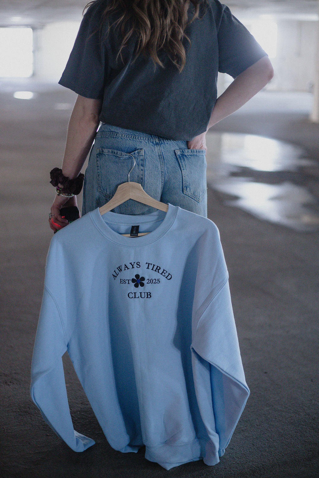 Always Tired Club Crewneck