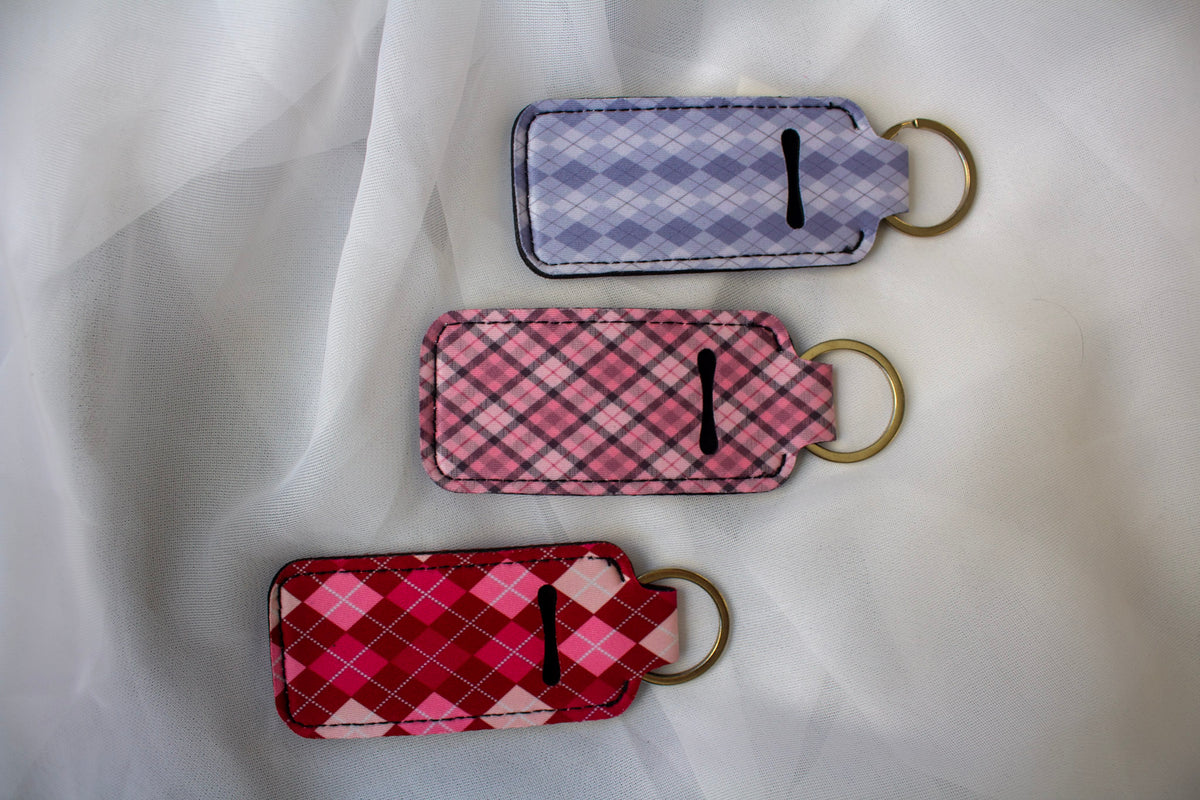 Plaid Chapstick Holder