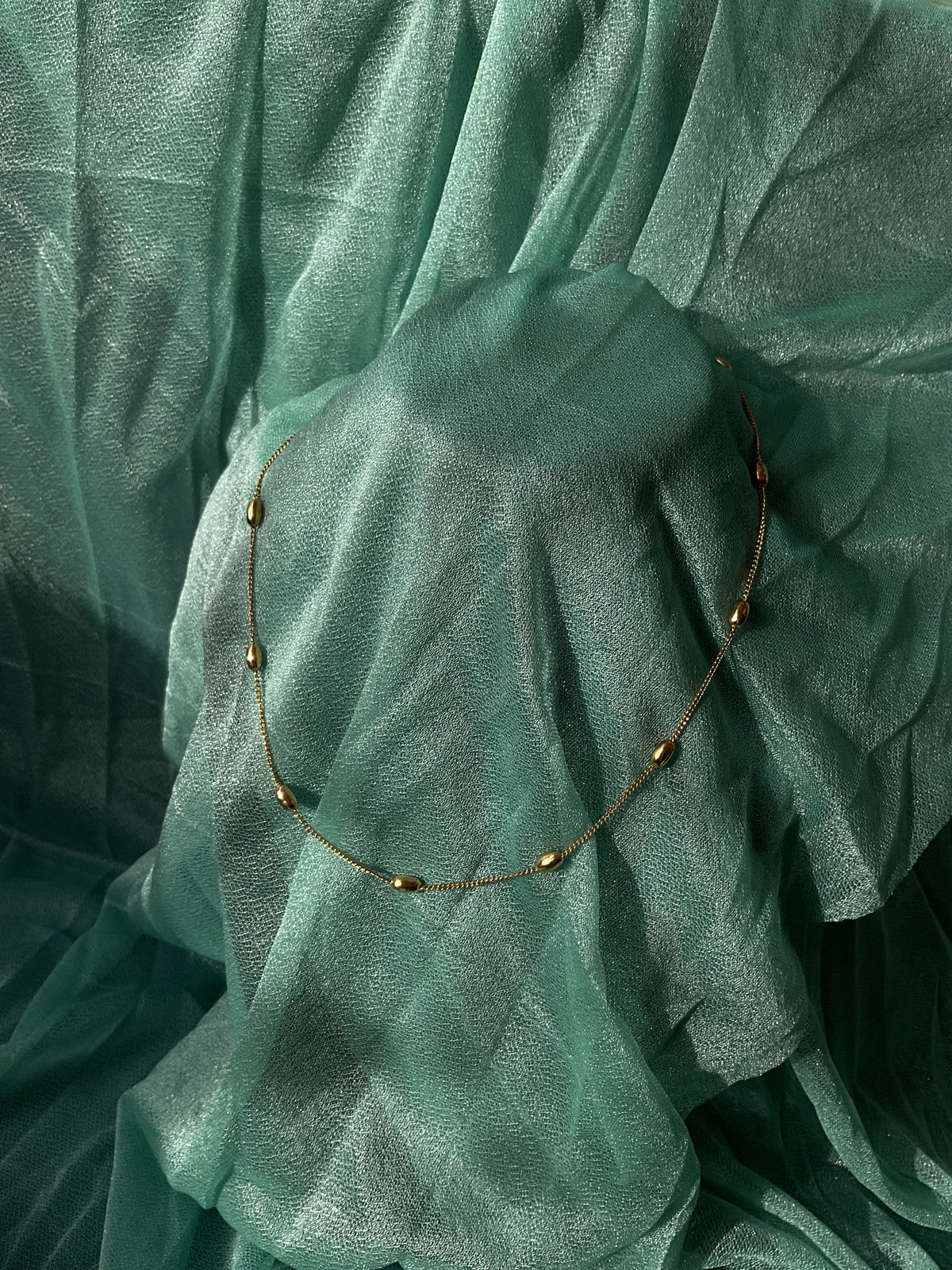 Oval Beaded Chain - Sterling Silver