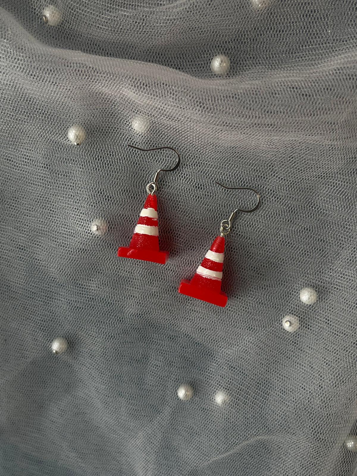 Traffic Cone Earrings