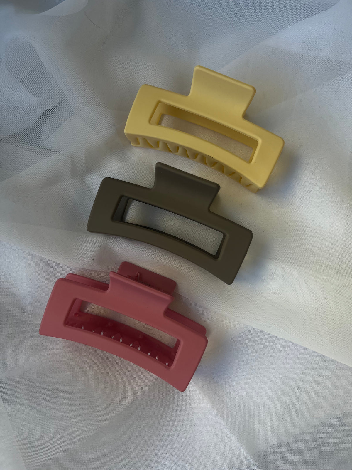 Medium Matte Rectangle Clip