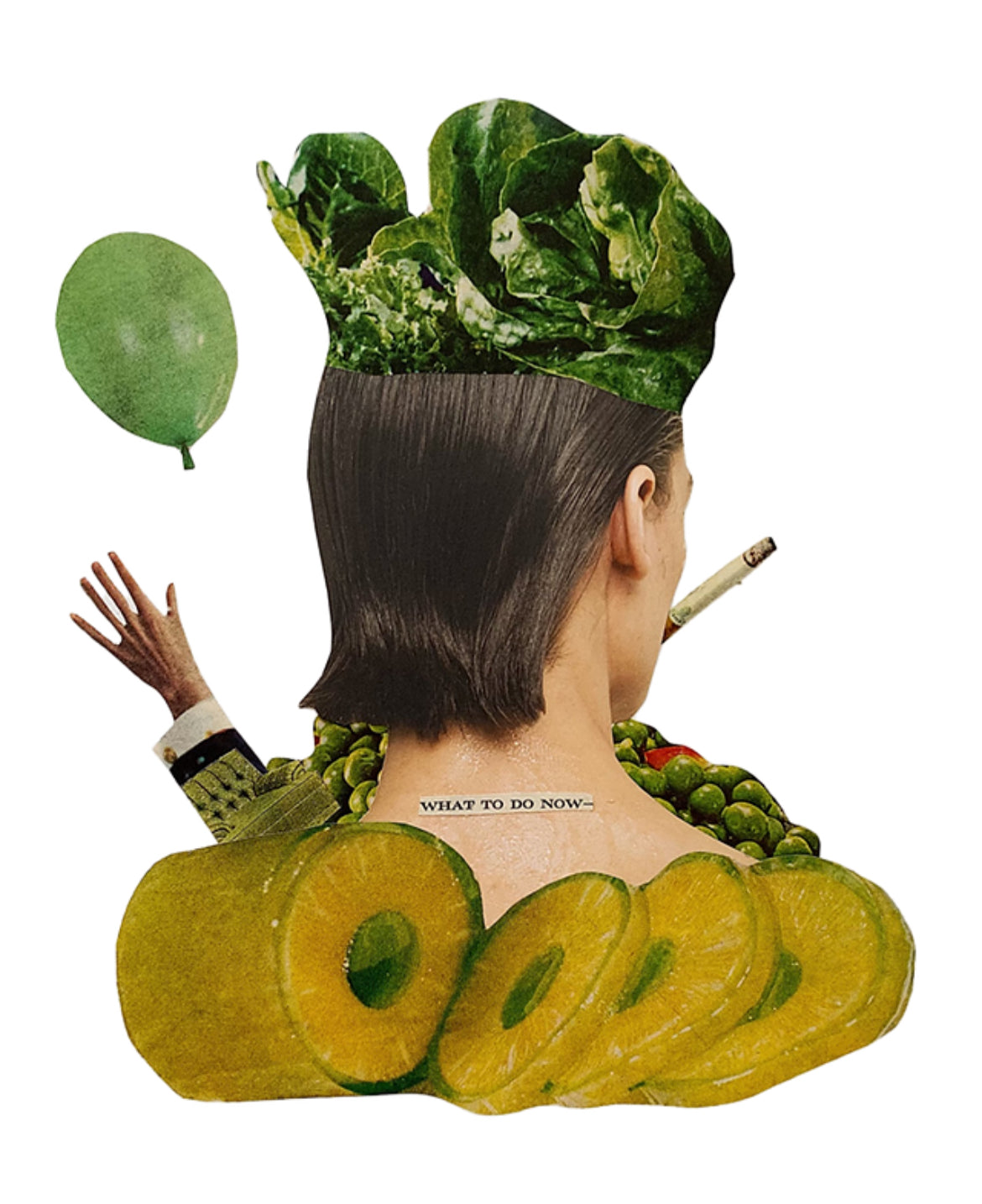 Lettuce Head Tote Bag | Call Me Back Collage