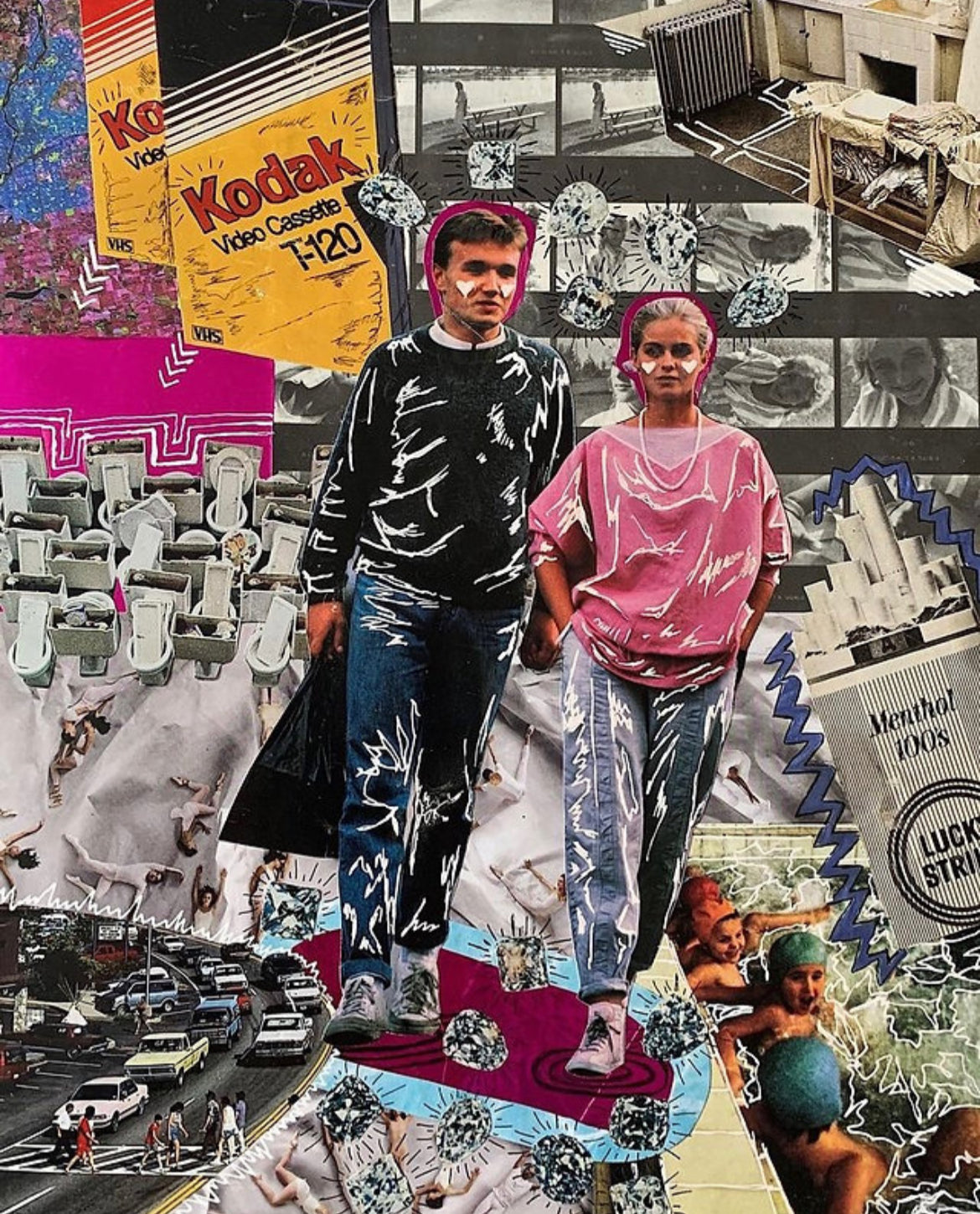 The Happy Couple Tote Bag | Call Me Back Collage