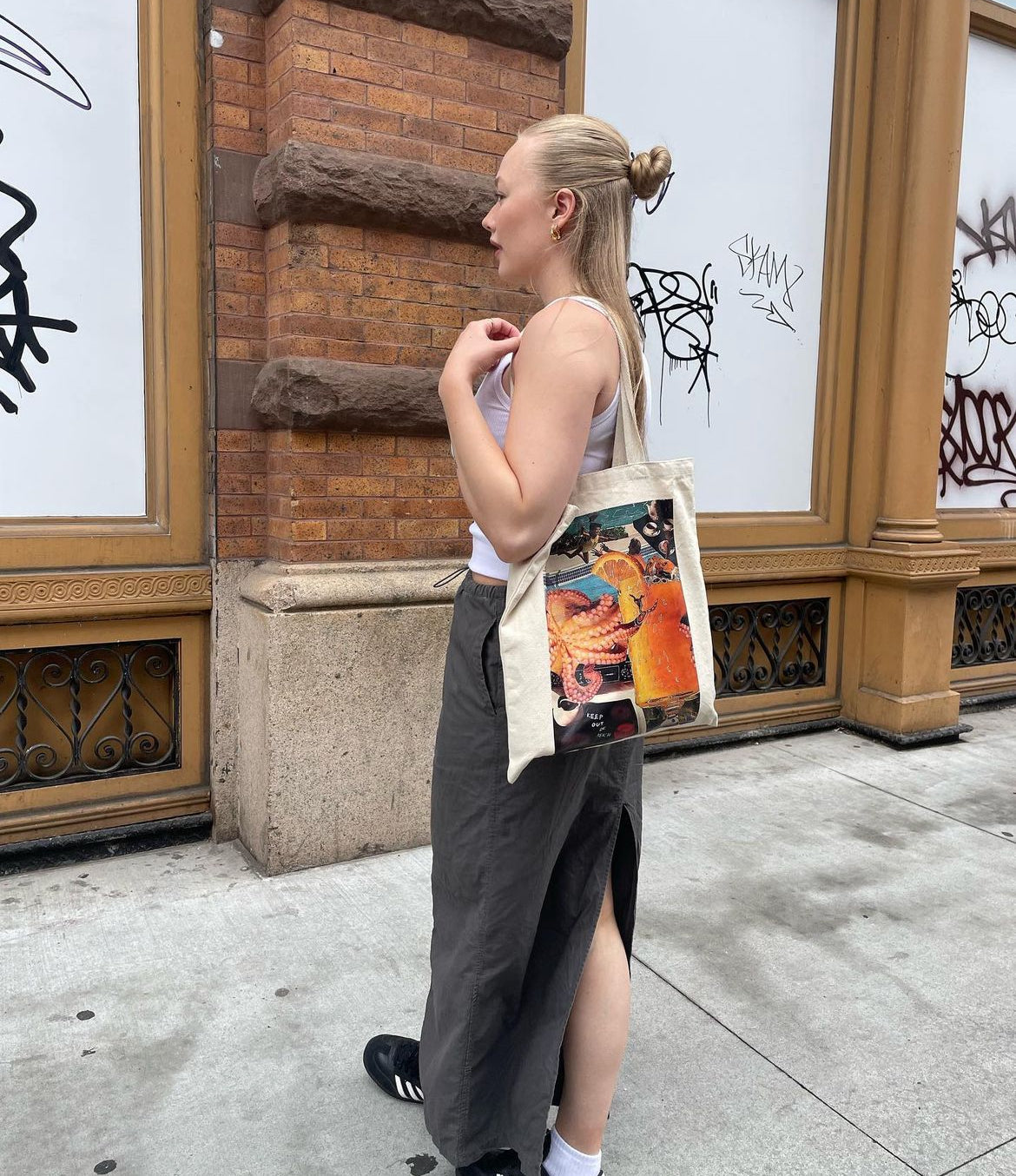 Keep Out of Reach Tote Bag | Call Me Back Collage