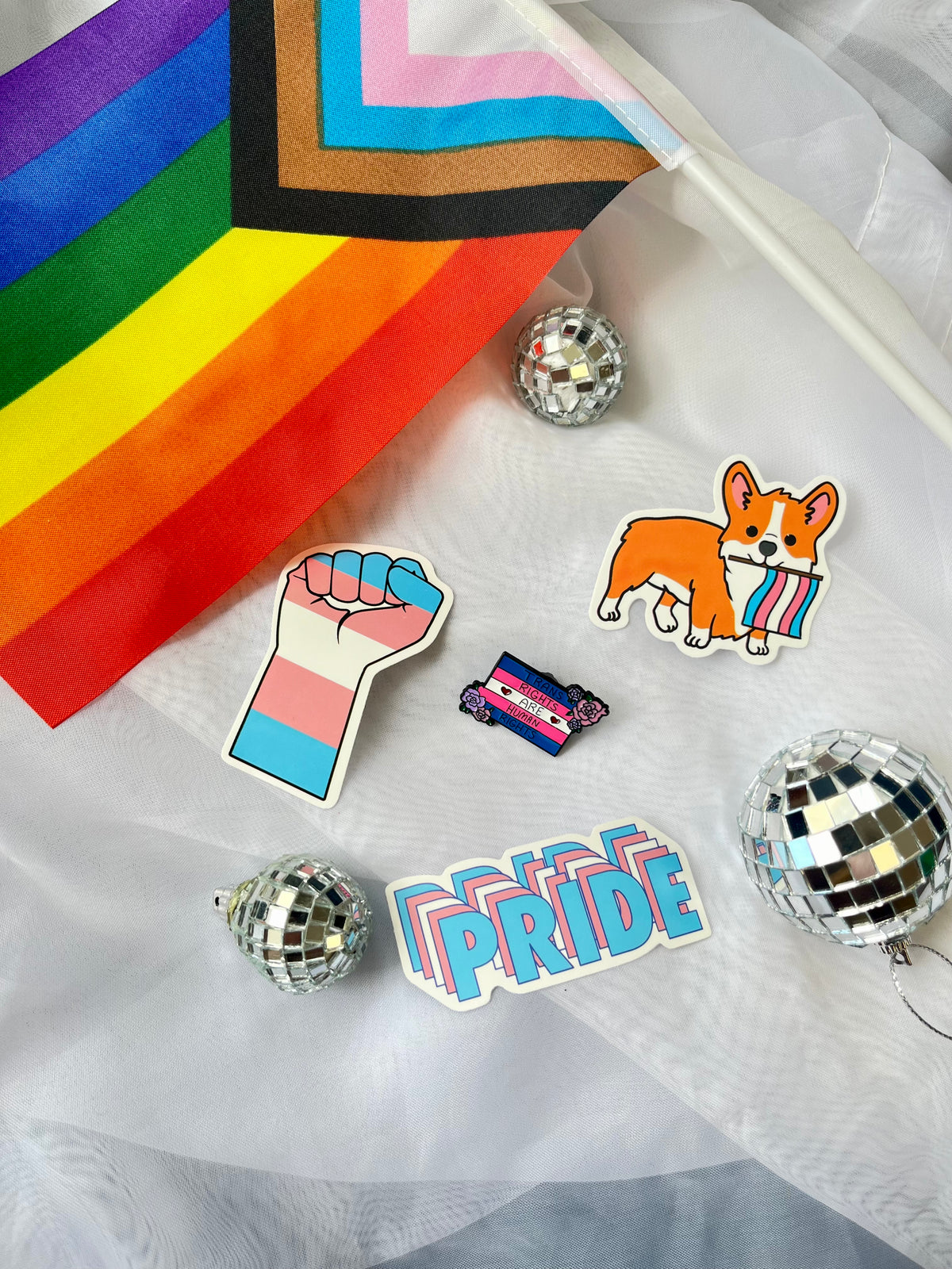Trans Rights Are Human Rights Pin