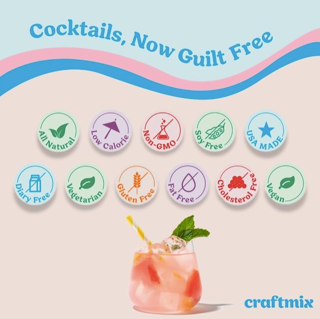 Mango Margarita Cocktail & Mocktail Mixes | Craftmix