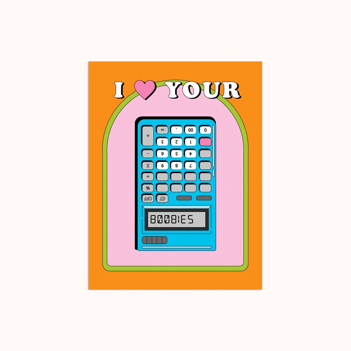 Boobies Calculator | Love Card