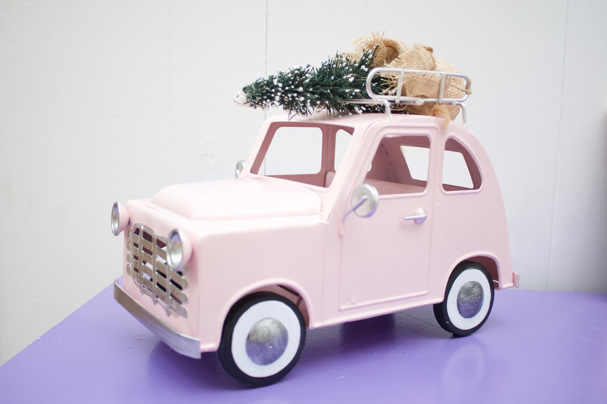 Pink Tree Car