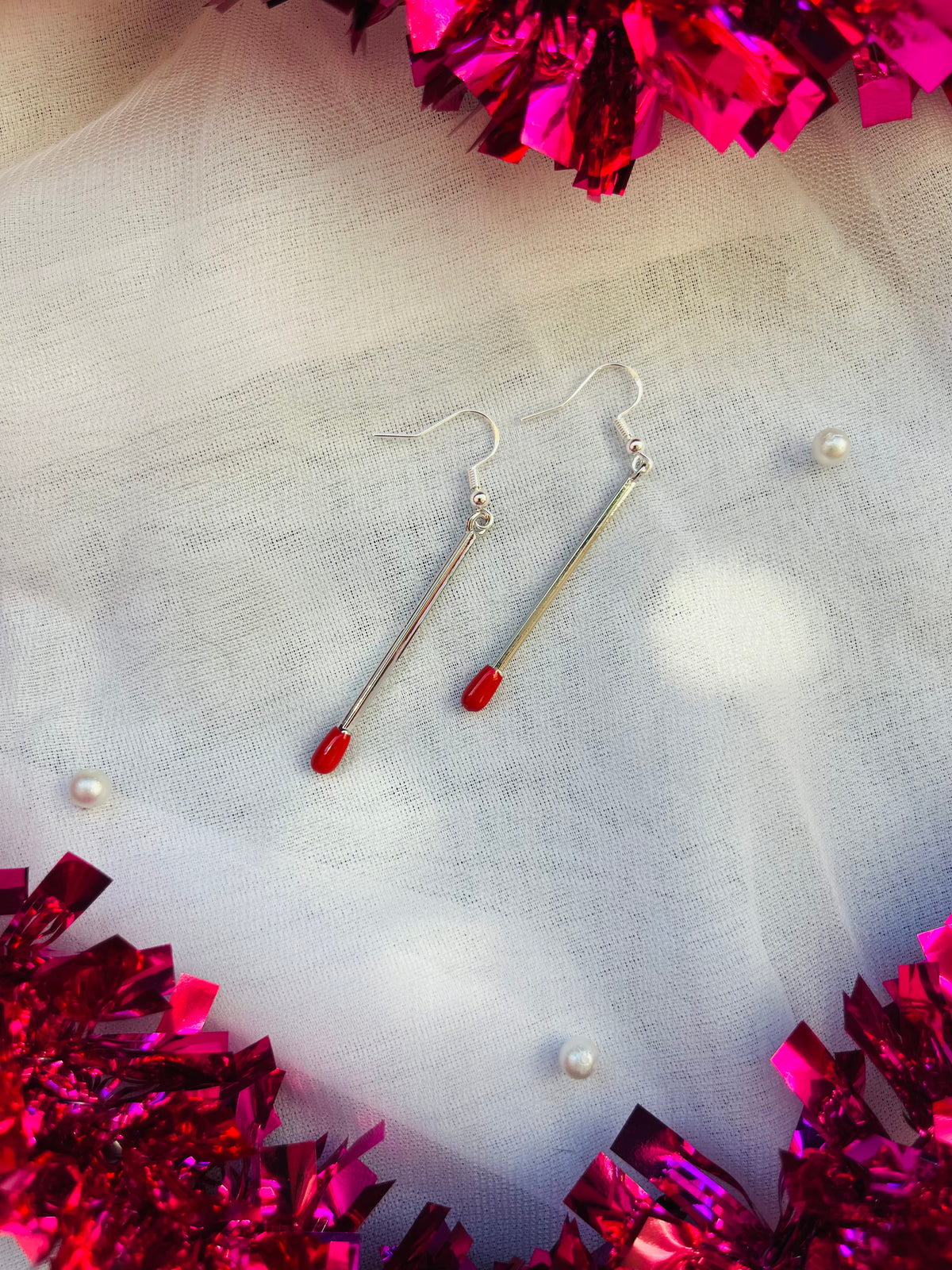 Matchstick Earrings