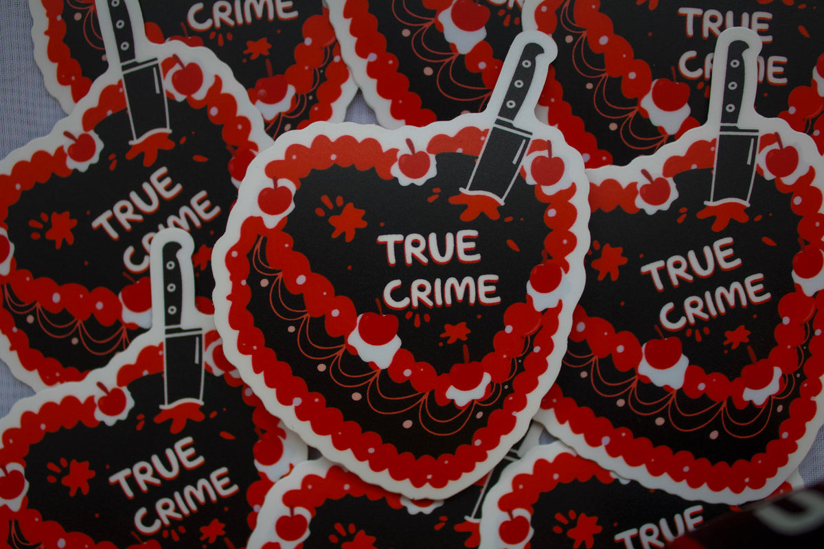 True Crime Vinyl Sticker