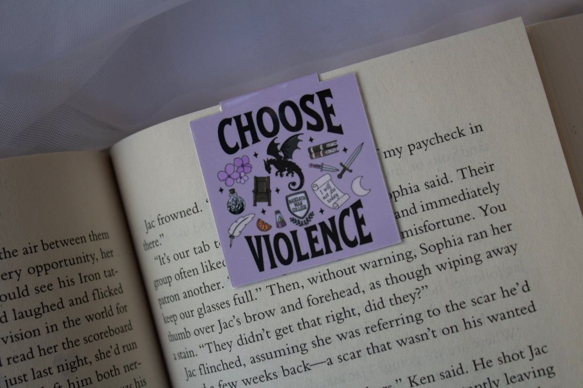 Choose Violence Magnetic Bookmark