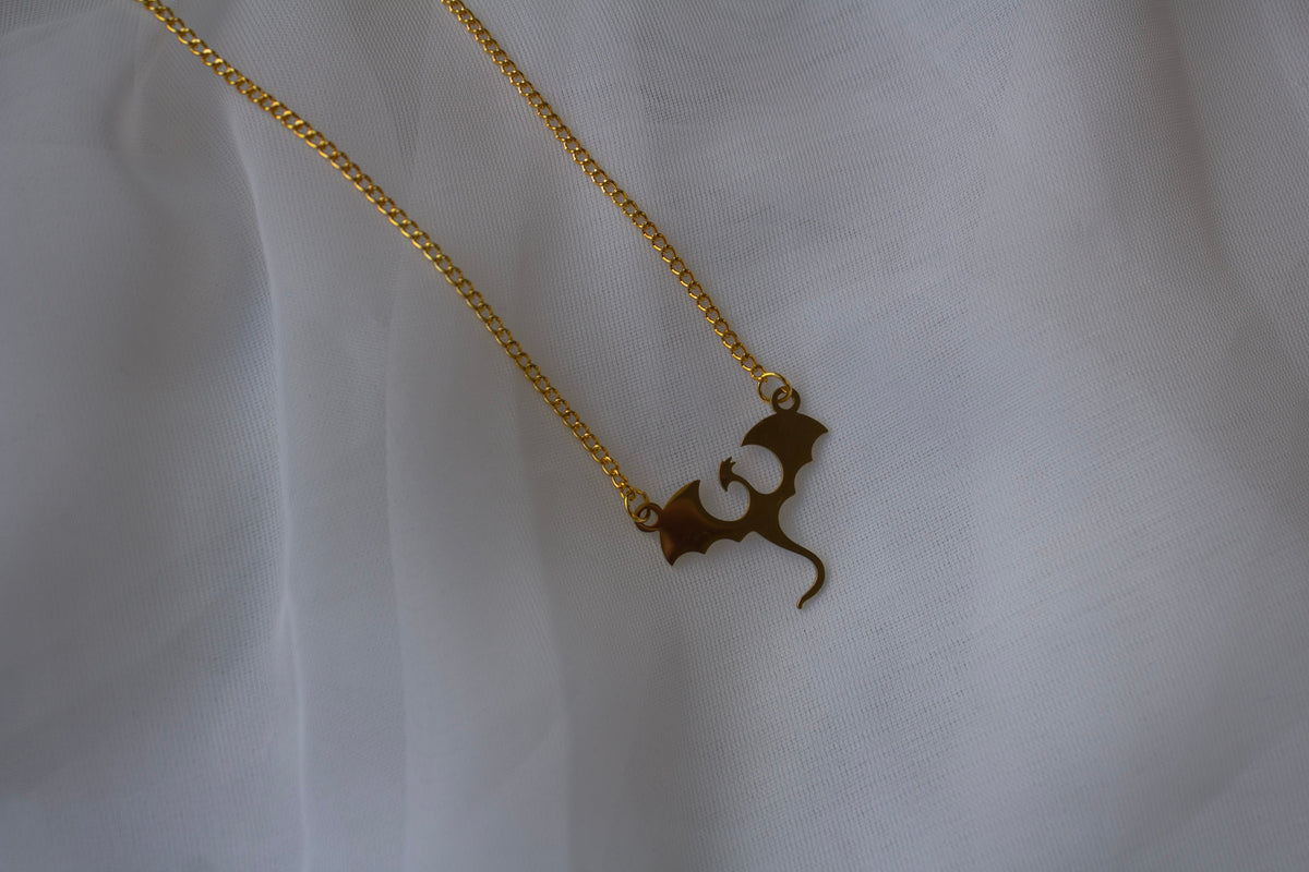 Stainless Steel Dragon Necklace
