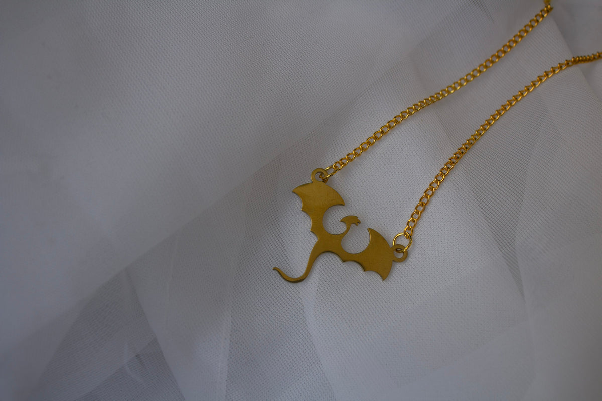 Stainless Steel Dragon Necklace