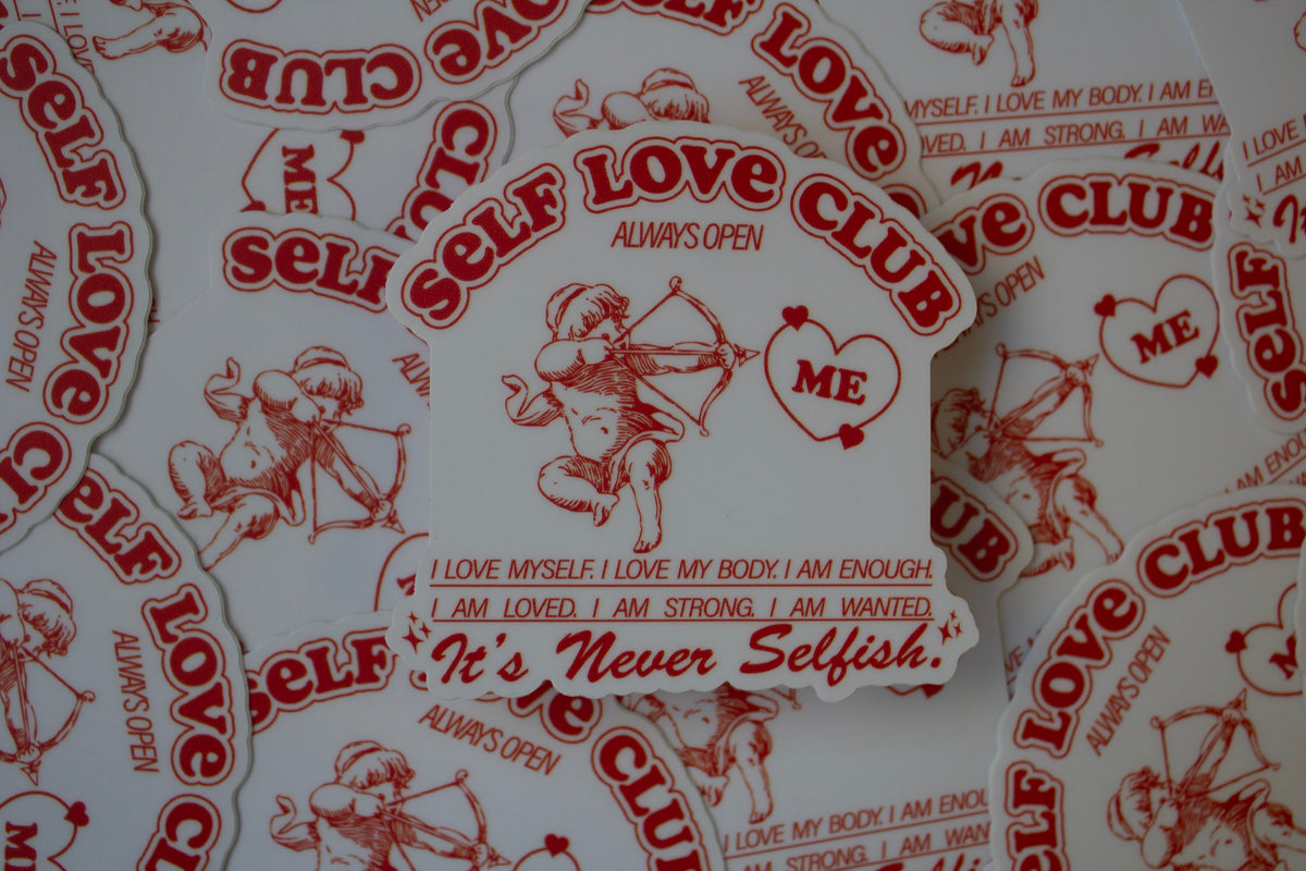 Self Love Club Vinyl Sticker