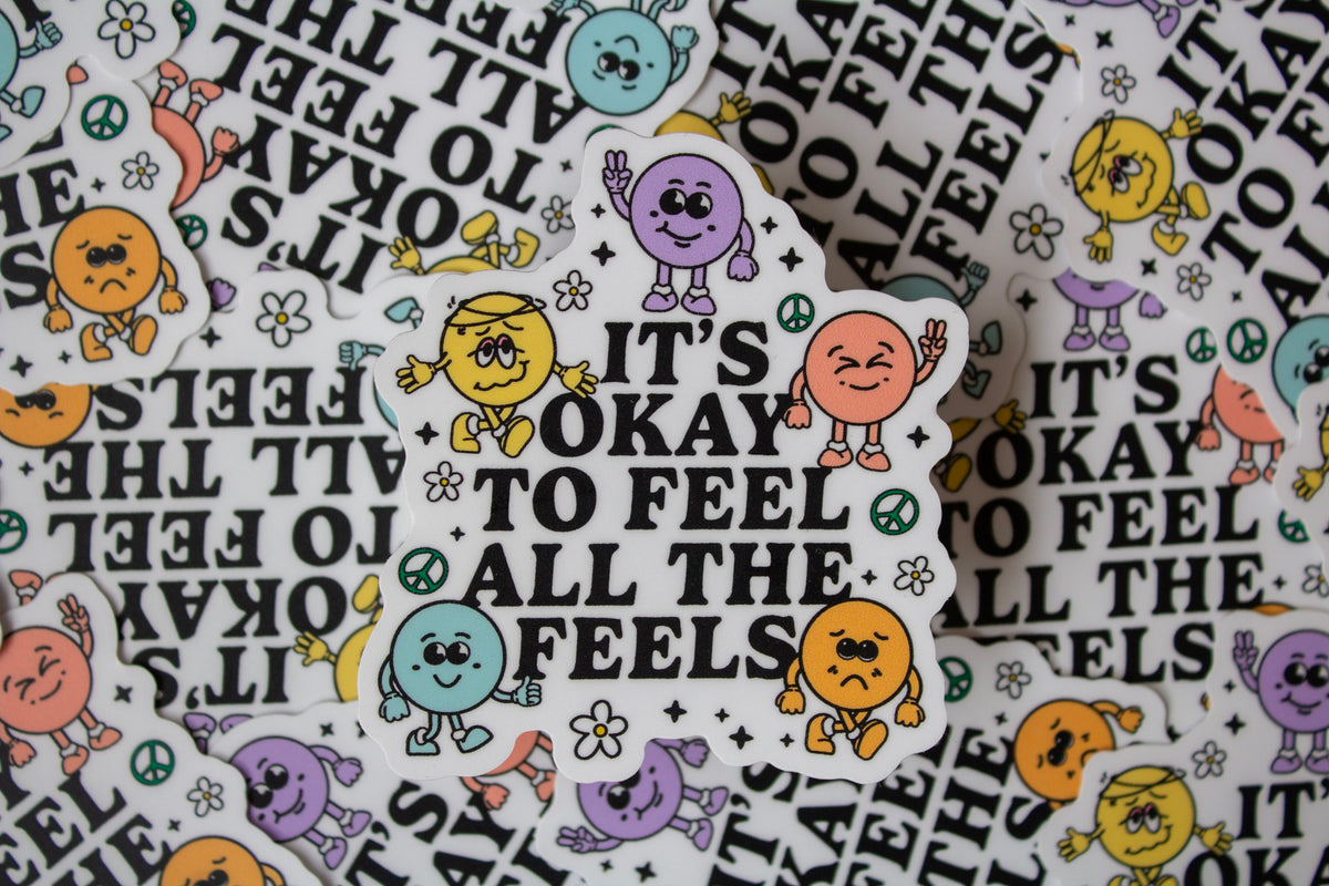 Feel all the Feels Vinyl Sticker