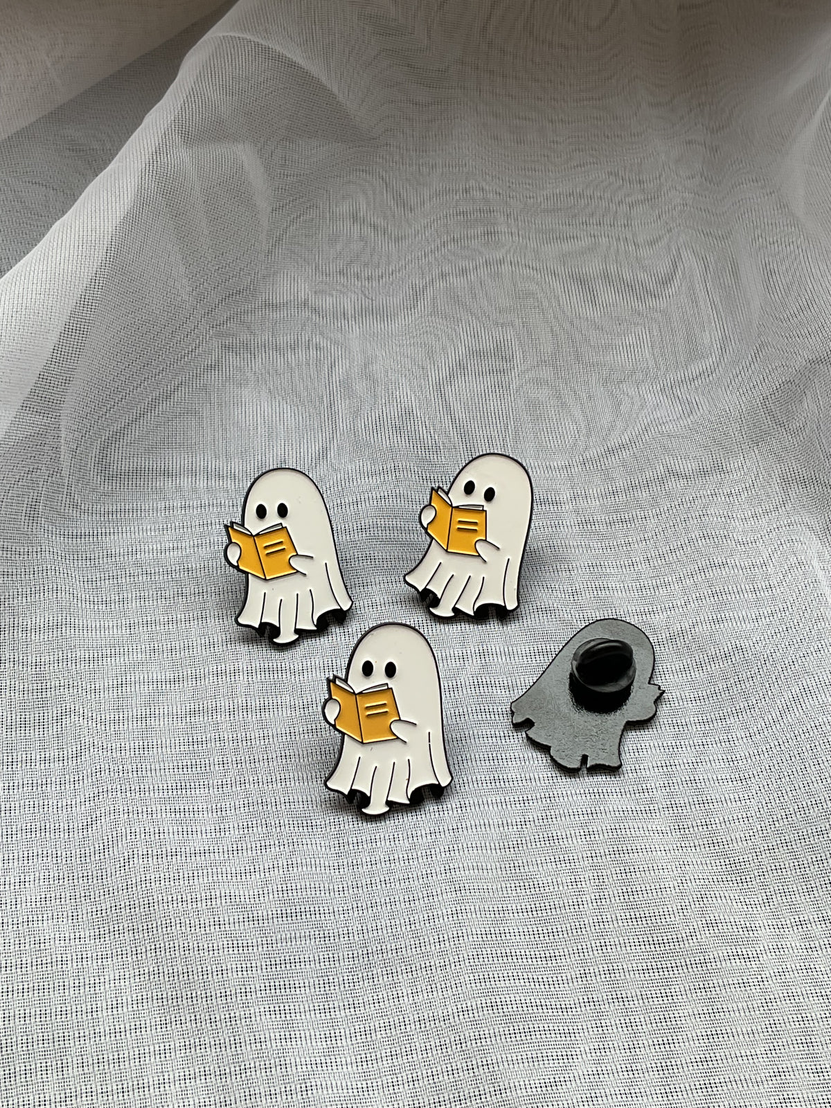 Bookish Ghost Pin