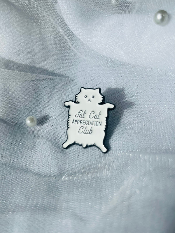 Fat Cat Appreciation Club | Enamel Pin
