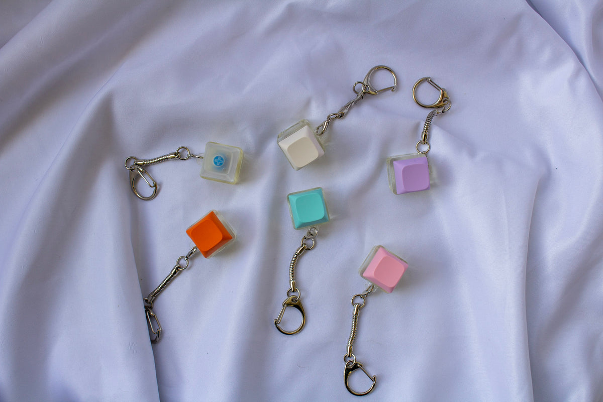 Keyboard Caps Fidget Keychain