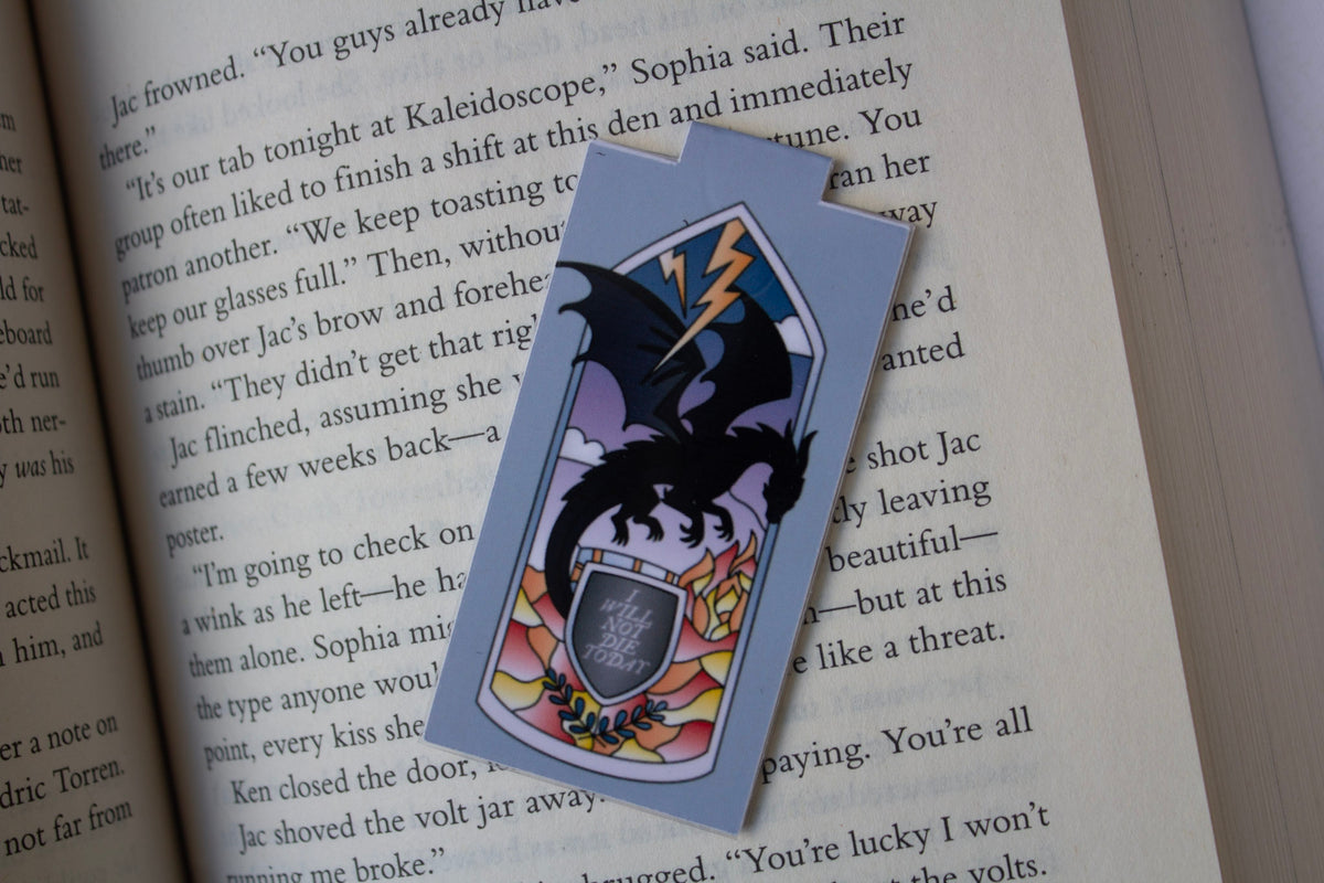 I will not die today Magnetic Bookmark
