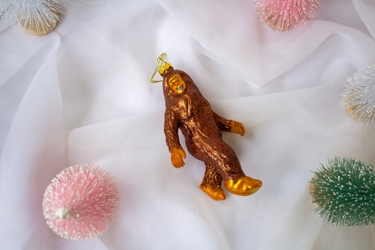 Sparkly Sasquatch Ornament