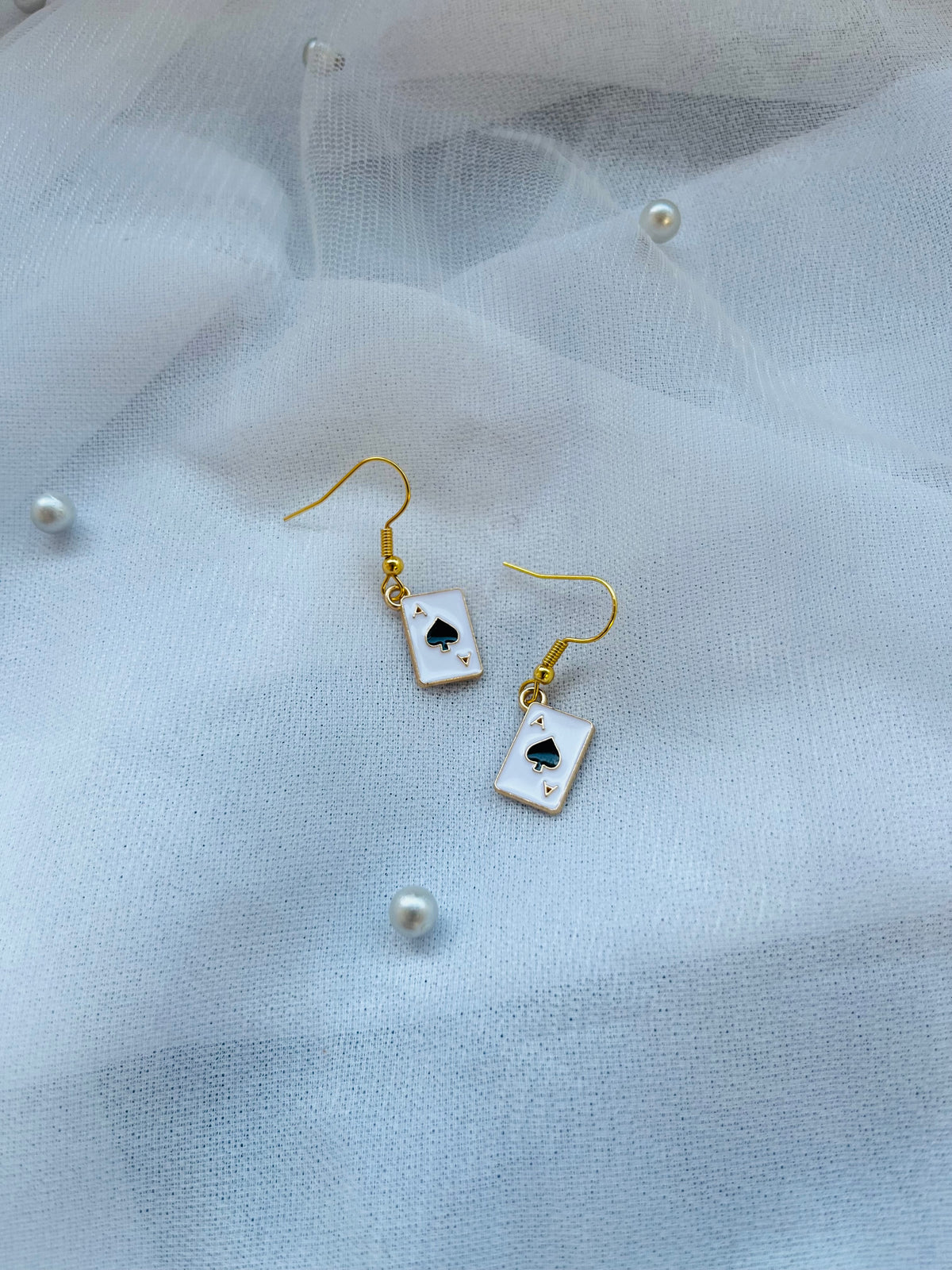 Playing Card Earrings