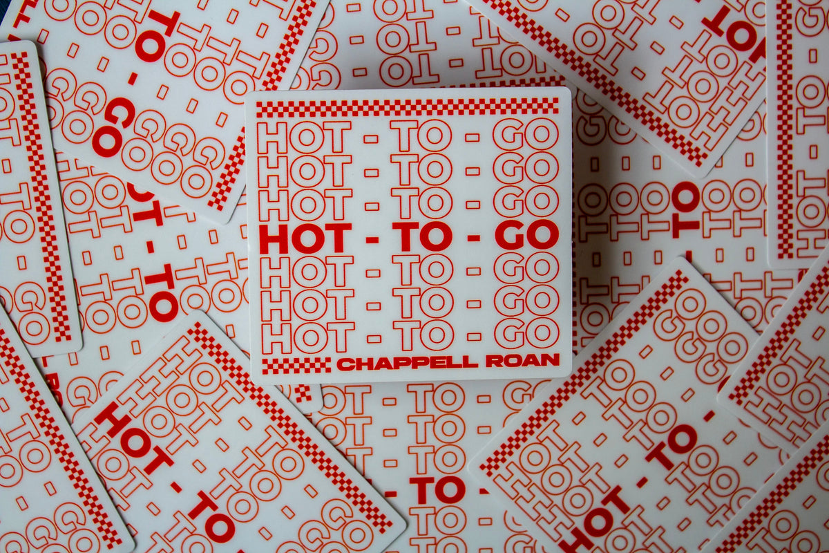 Hot To Go Vinyl Sticker