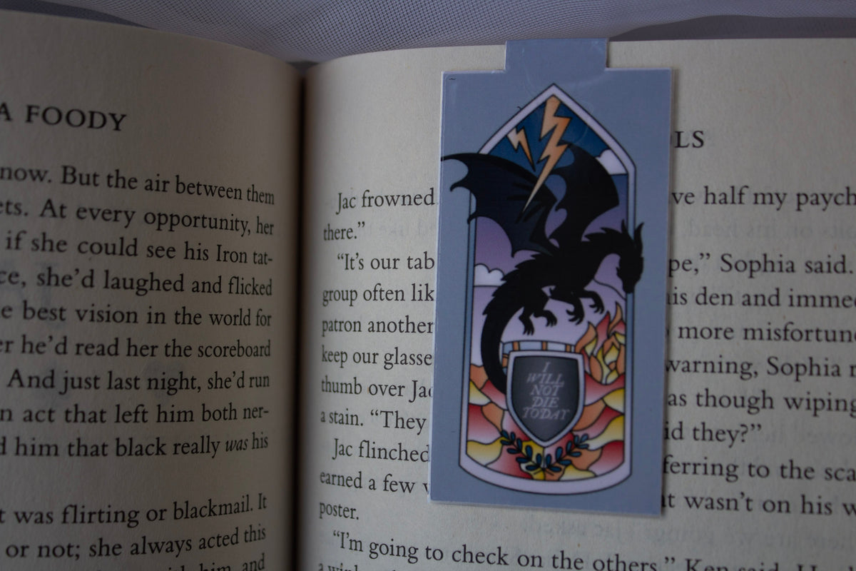 I will not die today Magnetic Bookmark