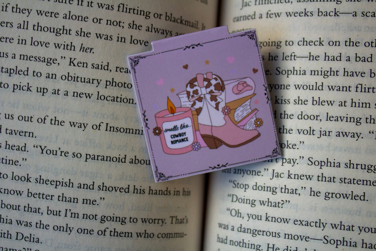 Cowboy Romance Magnetic Bookmark