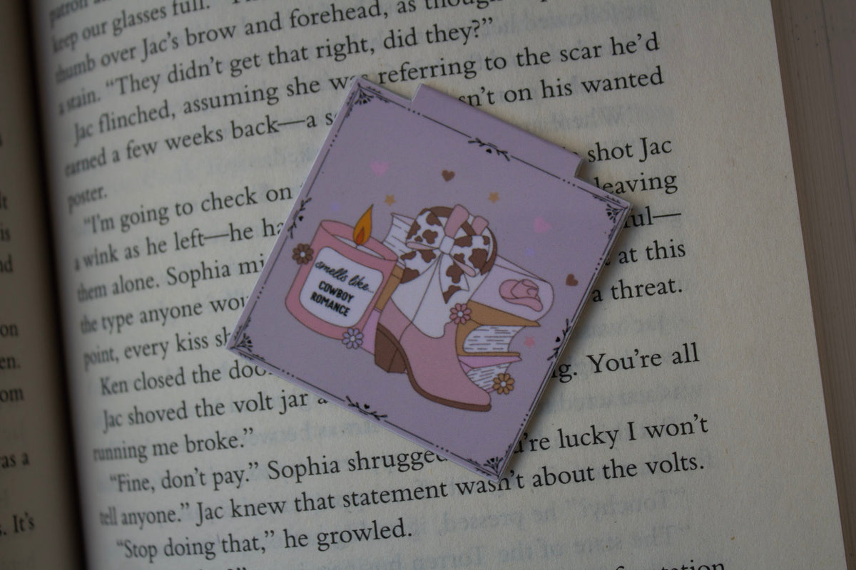 Cowboy Romance Magnetic Bookmark