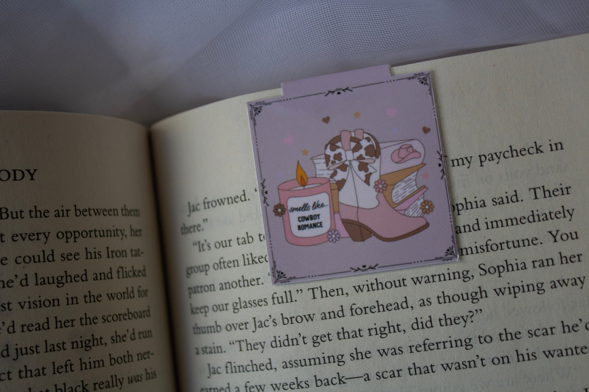 Cowboy Romance Magnetic Bookmark