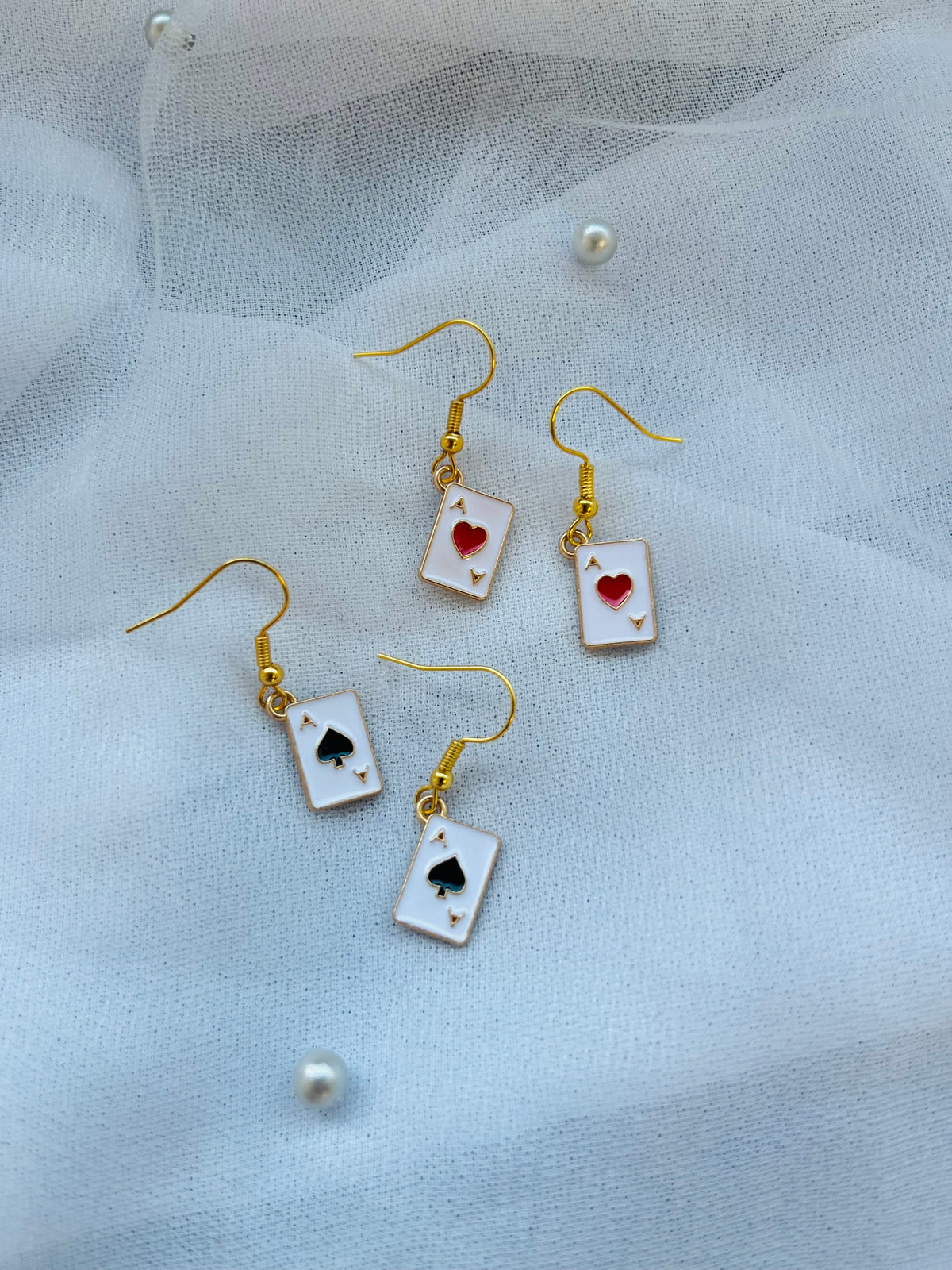 Playing Card Earrings