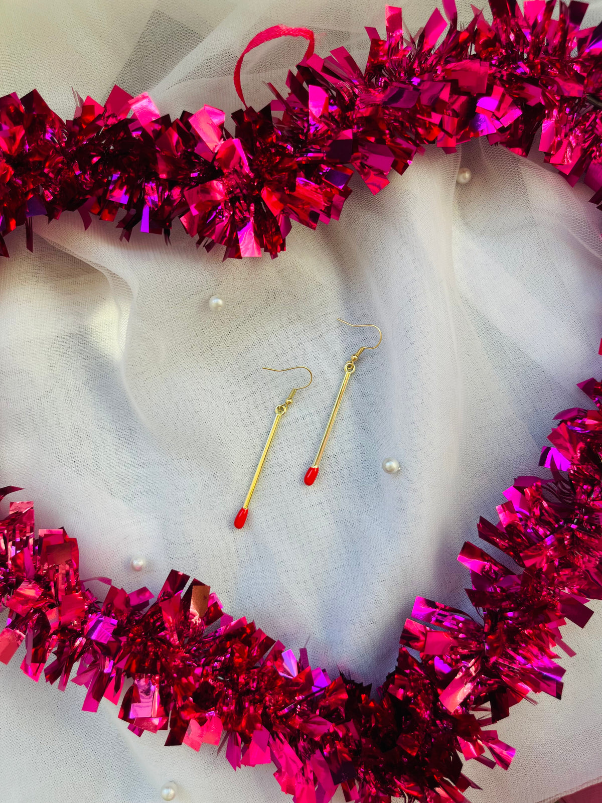 Matchstick Earrings