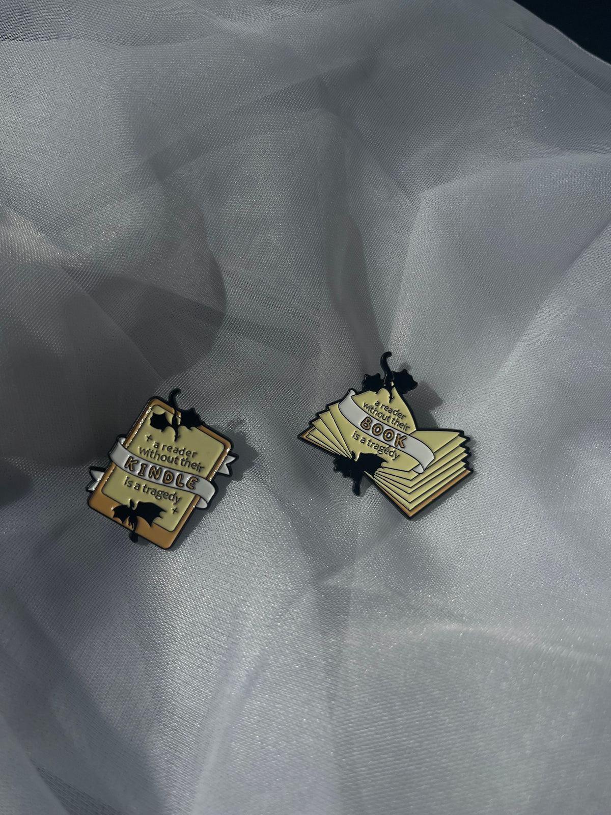 Reader Without Their Book Pin