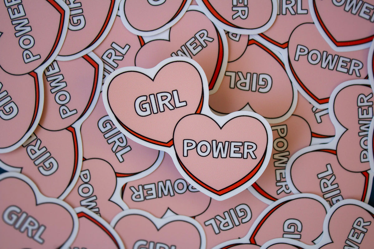 Girl Power Vinyl Sticker