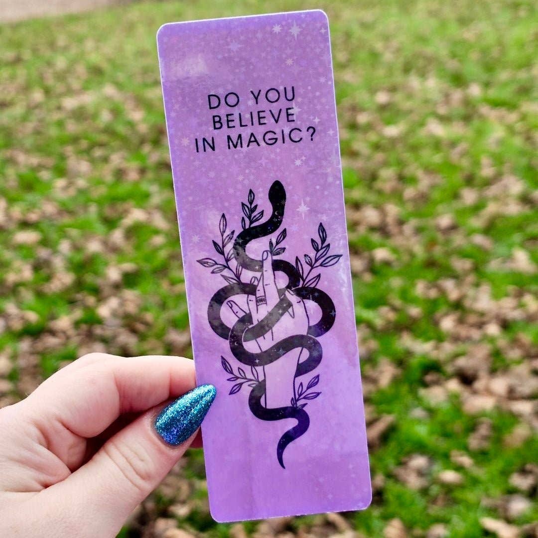 Do You Believe in Magic Laminated Cardstock Bookmark