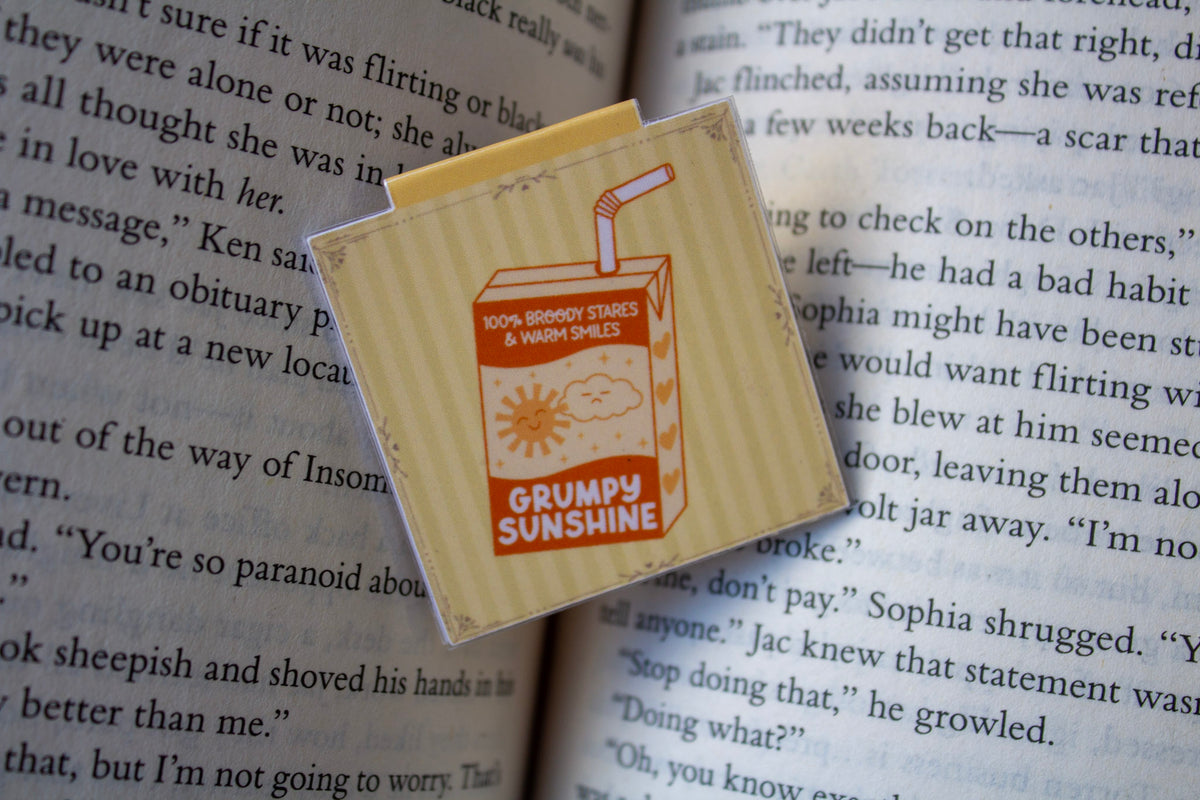 Grumpy Sunshine Magnetic Bookmark