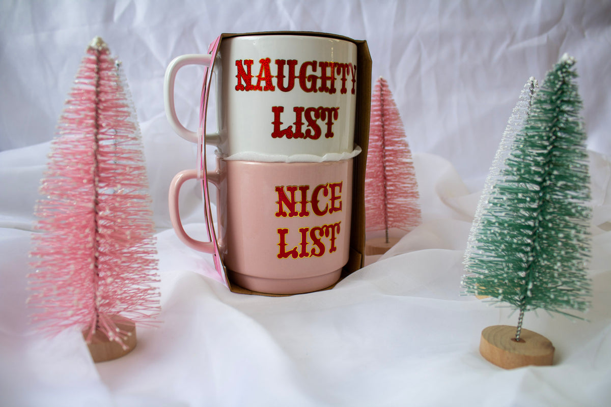 Naughty & Nice Mug Set