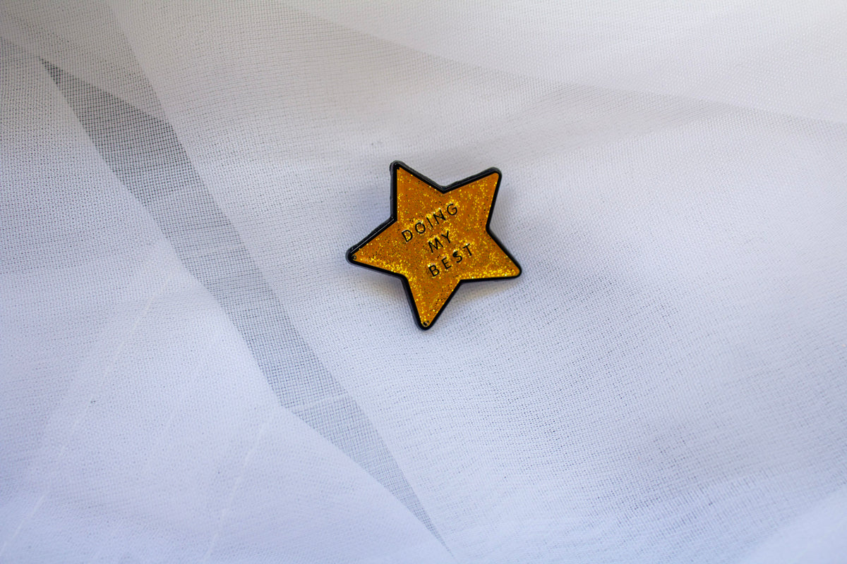 Doing My Best Pin