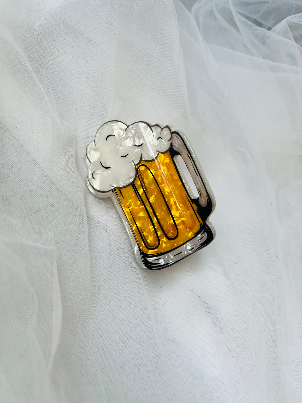 Beer Stein Hair Clip